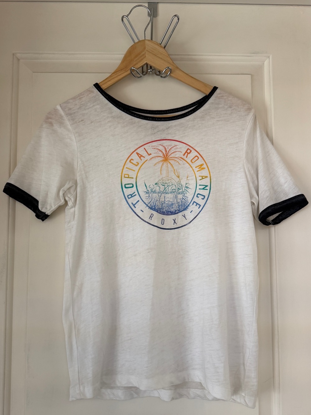 Roxy Tropical Romance White Tee